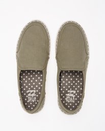 1 Del Sol Slip-On Shoes Green ABJS300015 Billabong