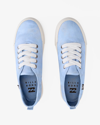 3 Puebla Canvas Platform Shoes Blue ABJS300019 Billabong