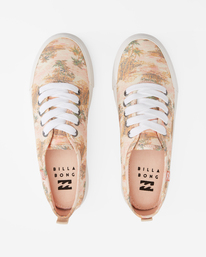 3 Puebla Canvas Platform Shoes Yellow ABJS300019 Billabong
