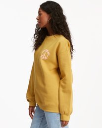 1 Free Your Mind Crewneck Sweatshirt Yellow ABJSF00260 Billabong