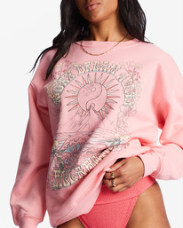 3 Take Me Away Sweatshirt Pink ABJSF00387 Billabong