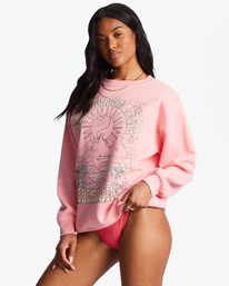 1 Take Me Away Sweatshirt Pink ABJSF00387 Billabong