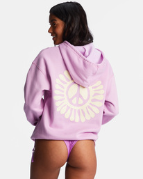 billabong, Peace Out Hoodie, LILAC DREAM (pgr0) PEACE OUT ABJSF00389