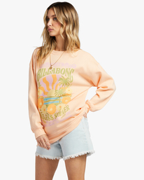 1 Chase The Sun Sweatshirt Orange ABJSF00411 Billabong