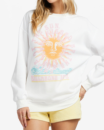 3 Getaway Screen Fleece White ABJSF00413 Billabong