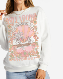 3 Ride The Wave Sweatshirt White ABJSF00466 Billabong