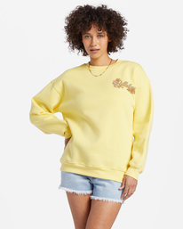0 Best Of Times Sweatshirt Yellow ABJSF00503 Billabong