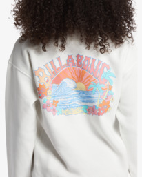 4 Paradise Feels Sweatshirt White ABJSF00518 Billabong