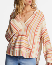 3 Baja Beach Hooded Sweater Red ABJSW00125 Billabong