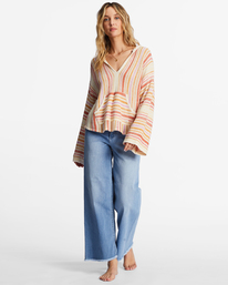 1 Baja Beach - Cosy Hoodie for Women Red ABJSW00125 Billabong