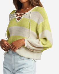 3 So Sweet Pullover Sweater Green ABJSW00176 Billabong