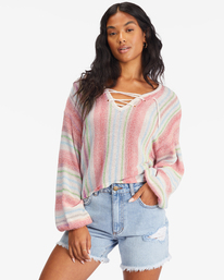billabong, So Sweet Pullover Sweater, BAYOU BLUE (pjb0) So Sweet - Jumper for Women ABJSW00176
