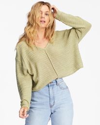 1 Every Day Pullover Sweater Green ABJSW00198 Billabong