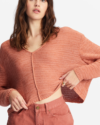 3 Every Day Pullover Sweater Brown ABJSW00198 Billabong