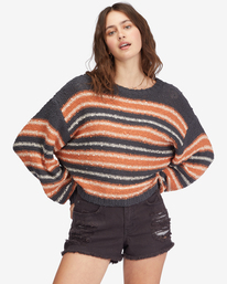 0 She's A Trip Crewneck Sweater  ABJSW00201 Billabong