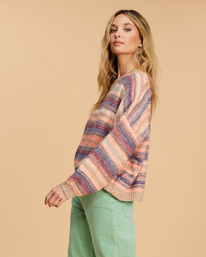 1 Salty Blonde Under The Influence Pullover Sweater Purple ABJSW00209 Billabong