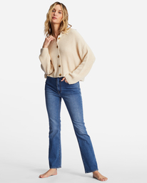 1 Stay Current - Casaco de malha para Mulher Branco ABJSW00226 Billabong