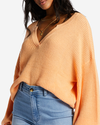3 No Worries Jumper Orange ABJSW00238 Billabong