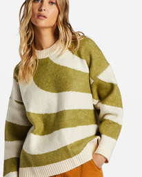 4 Wave Rider - Jumper for Women Green ABJSW00249 Billabong