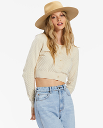 1 She Dances 2 Cardigan White ABJSW00260 Billabong