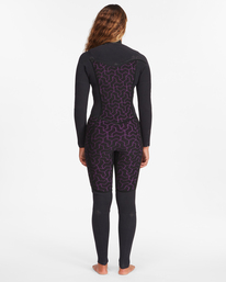 7 3/2 Salty Dayz Chest Zip Full Wetsuit Black ABJW100121 Billabong