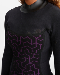 8 3/2 Salty Dayz Chest Zip Full Wetsuit Black ABJW100121 Billabong