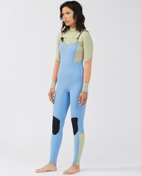 1 3/2 Salty Dayz Chest Zip Full Wetsuit Blue ABJW100121 Billabong