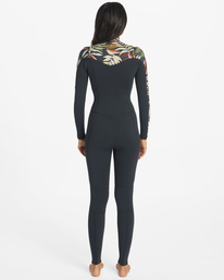 2 4/3mm Salty Dayz 2022 - Combinaison de surf zip poitrine pour Femme Noir ABJW100122 Billabong