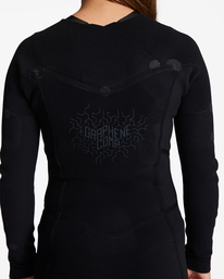 7 4/3 Salty Dayz Chest Zip Full Wetsuit Black ABJW100122 Billabong