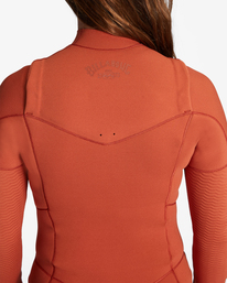 7 4/3mm Salty Dayz 2022 - Chest-Zip-Neoprenanzug für Frauen Orange ABJW100122 Billabong
