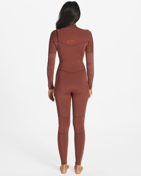 2 3/2mm Synergy - Chest Zip Wetsuit for Women Brown ABJW100129 Billabong