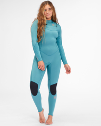 billabong, 3/2 Synergy Chest Zip Full Wetsuit, MARINE (gpf6) 3/2mm Synergy - Chest Zip Wetsuit for Women ABJW100129