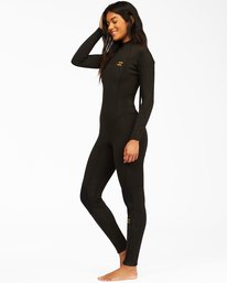 1 3/2 Synergy Back Zip Full Wetsuit Black ABJW100132 Billabong