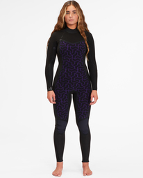 6 3/2 Synergy Back Zip Full Wetsuit Green ABJW100132 Billabong