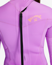 4 3/2 Synergy Back Zip Full Wetsuit Purple ABJW100132 Billabong