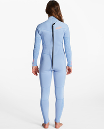 2 3/2mm Synergy - Wetsuit met een Achterrits voor Dames Purple ABJW100132 Billabong