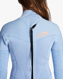 4 3/2mm Synergy - Wetsuit met een Achterrits voor Dames Purple ABJW100132 Billabong