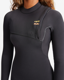 3 3/2 Furnace Natural Zipper Less Steamer Wetsuit Black ABJW100136 Billabong
