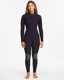 5 3/2 Furnace Natural Zipper Less Steamer Wetsuit Black ABJW100136 Billabong