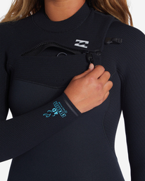 2 5/4mm Furnace Comp - Traje de Surf con Cremallera en el Pecho para Mujer Negro ABJW100148 Billabong