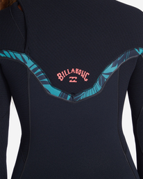 4 5/4mm Furnace Comp - Traje de Surf con Cremallera en el Pecho para Mujer Negro ABJW100148 Billabong