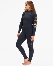 2 3/2 Salty Dayz Natural Chest Zip Wetsuit  ABJW100160 Billabong