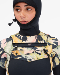 4 4/3 Salty Dayz Hooded Full Wetsuit Black ABJW200103 Billabong