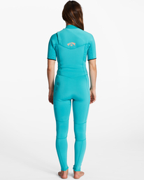 2 2/2mm Synergy - Short Sleeve Chest Zip Springsuit for Women Blue ABJW300100 Billabong