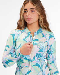 4 2/2 Salty Dayz Long Sleeve Spring Suit Green ABJW400100 Billabong