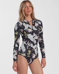 1 2/2 Salty Dayz Long Sleeve Spring Suit Black ABJW400100 Billabong
