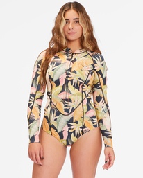 billabong, 2/2 Salty Dayz Long Sleeve Spring Suit, JUNGLE NIGHT (kyg6) 2/2mm Salty Dayz - Long Sleeve Springsuit for Women ABJW400100