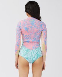 4 2/2 Salty Dayz Long Sleeve Spring Suit Pink ABJW400100 Billabong