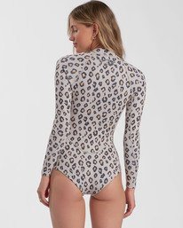 4 2/2 Salty Dayz Long Sleeve Spring Suit Beige ABJW400100 Billabong