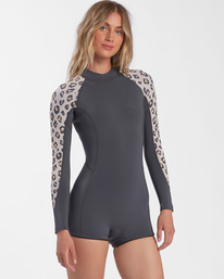 0 2/2 Spring Fever Long Sleeve Spring Suit Beige ABJW400101 Billabong
